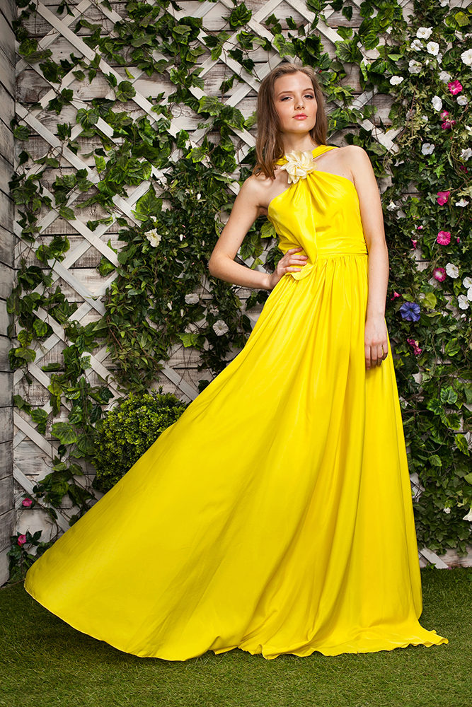 Платье Желтого Цвета