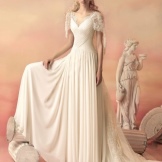 Vestido de novia de la colección Hellas con mangas.