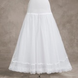 Petticoat zonder ringen bruiloft a-silhouet