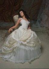فستان زفاف بابيليو شعر بلورات