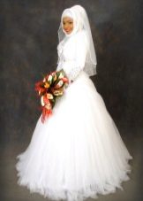 Svatební šaty nádherné Moslem
