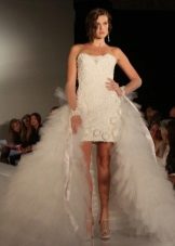 Калъф за сватбена рокля с подвижна пола