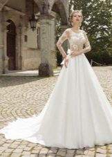 Сватбена рокля от Armonia с ажурна горна част