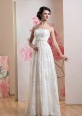 Empire Empire Lace vestuvių suknelė be diržo
