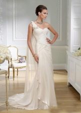 Сватбена рокля в гръцки стил с корсет
