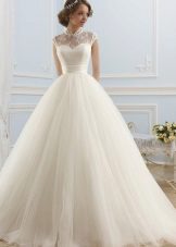 „Navious Bridal ROMANCE ROMANCE“ Uždaryta kaklo drebulė vestuvių suknelė