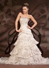 Vestido de noiva de To Be Bride multi-layered