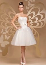 Magnífico vestido corto de novia de To Be Bride 2012