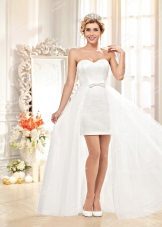 Bridal Collection 2014 Wedding Dress na may nababakas na Train