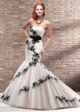 vestido de novia de encaje negro