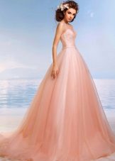 Цветна сватбена рокля от Романова