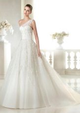  San Patrick Dreams Collection Wedding Dress na may Feathers
