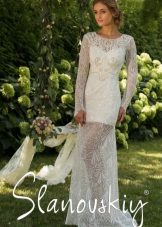 فستان الزفاف الدانتيل من Slanowski