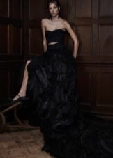 Vera Wong 2016 vestuvių suknelė juoda