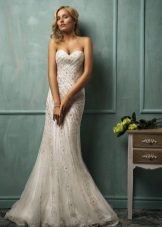 Amelia Sposa Wedding Dress na may Pearls
