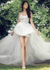 Vestido corto de novia