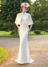 A Tatjana Kaplun esküvői ruhájára drapéria