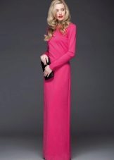 Berry rosa kjole for blonde