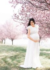 Suknelė nėščiai fotografuoti