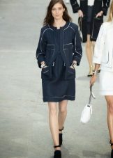 Blå enkel kjole fra Chanel