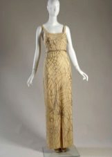 Guld vintage kjole