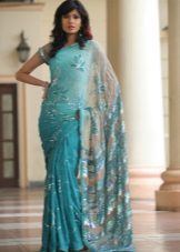 Oryantal tarzı sari elbise
