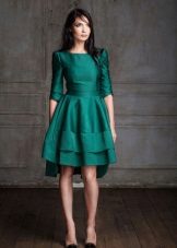 Zelené prosté šaty