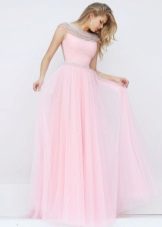 Vaaleanpunainen prom-mekko