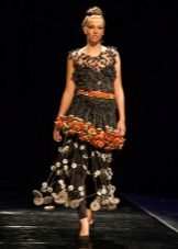Dress made from scrap materials