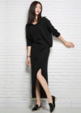 2016 Μακρύ μοντέρνο φόρεμα Jumper με σχιστό