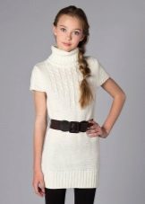 Suknelė-džemperis į mokyklą 11 metų mergaitei