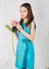 Trumpas suknelė kasdien 11 metų mergaitei