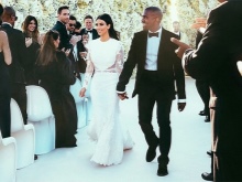 Vestuvių suknelė Kim Kardashian