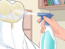 Svatební šaty čištění