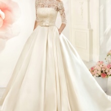 „Naviblue“ puiki Ivory Wedding Wedding Dress