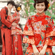 Китайска сватбена рокля