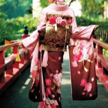 Vestido de novia japonés rojo