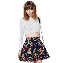 skirt bunga pendek