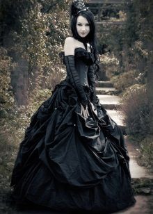Vestido de novia gótico