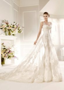 Sheer Lace La Sposa Svatební šaty