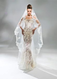 فستان زفاف لاسي من بوجدان آنا