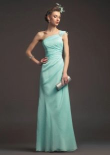 Turquoise Simple vestuvių suknelė