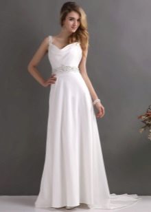 فستان زفاف قص بسيط
