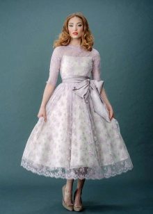 Kontras Lace Midi Wedding Dress