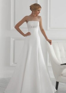 Vestido de novia de bajo costo A-silhouette