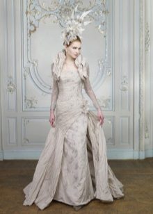 Gaun pengantin untuk warna pastel perkahwinan