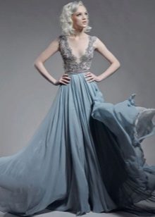 Vestuvių suknelė iš Paolo Sebastian mėlynos spalvos