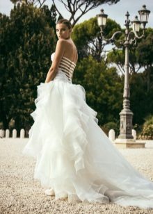 אלסנדרו Angelozzi שמלת חתונה עם פתח בחזרה