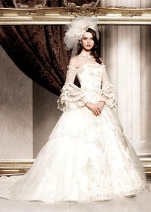 Vestido de novia victoriano