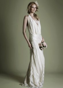 Art Deco Mermaid vestuvių suknelė